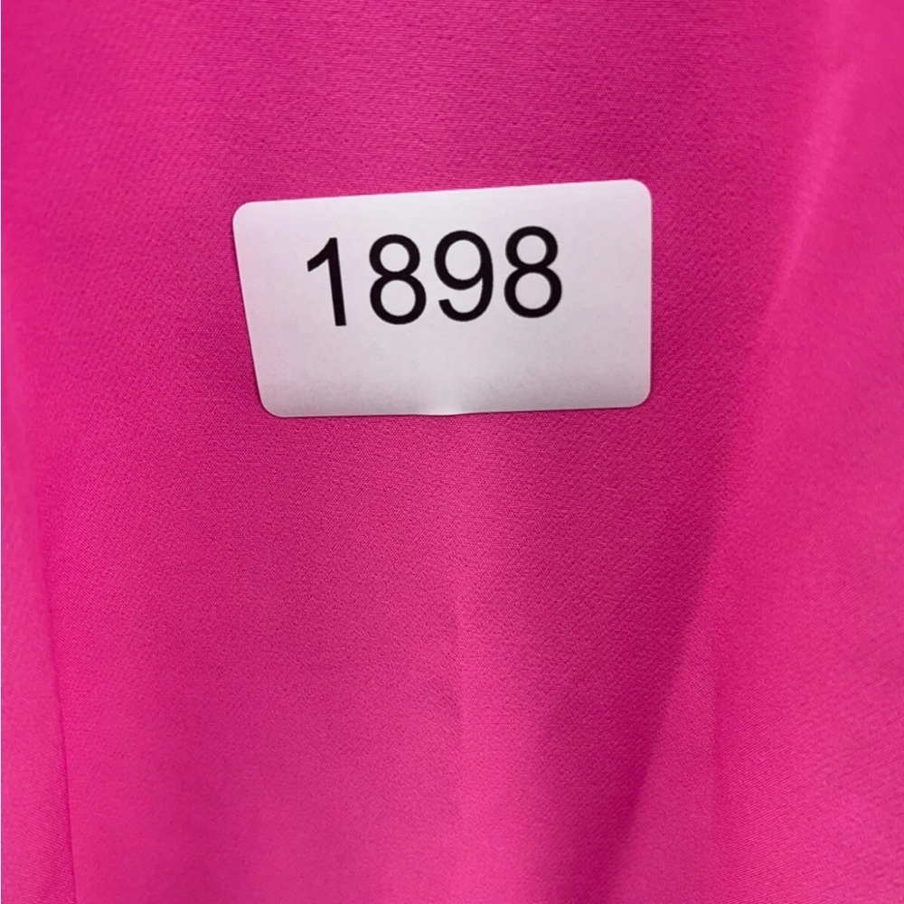 Elegant Fuchsia Ruffle Mini Dress - Picture 10 of 10